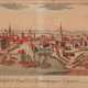 Eder, Joseph (1760-1835) "Ansicht Kopenhagen der Hauptstadt Dänemarks-fälschlicher Weise als Hauptstadt Schwedens bez.", altkolorierter Kupferstich, bez. ol. "LXXI", 17,5x24,5 cm, im Passepartout - photo 1