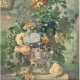 Huysum, Jan van (1682 Amsterdam-1749 ebenda) "Blumenstilleben in skulptierter Vase 1722", Kupferstich 1778, Boydell, John, 52x40 cm, hinter Glas im Rahmen - photo 1