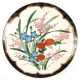 Teller, Japan-Porzellan, Spiegel vollflächig mit goldkonturiertem Floraldekor, Rand mit goldenem Floraldekor, Dm. 31,5 cm - photo 1