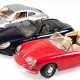 3 Porsche-Modellautos, dabei 356 B, Carrera 911 und Boxter, 1:18, Metall und Kunststoff - Foto 1