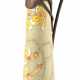 Jugendstil-Kanne mit Floralrelief, Keramik mit Bronzemontur, gemarkt JBT, Standring mit kl. Chip, H. 40,5 cm - photo 1