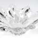 Schale, Kristallglas, Daum France, signiert, unregelmäßig geschweifte Form, H. 7 cm, L. 17 cm - Foto 1