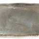 Zigarettenetui, 835er Silber, Hammerschlagdekor, leicht geschwungener Reliefrand, Ges.-Gew. 126,17 g, 1,2x10x8,5 cm - photo 1
