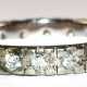 Memory-Ring, 585er WG, ca. 3,3 g, 18 Brillanten ca. 0,90 ct., RG 53, Innendurchmesser 16,8 mm - фото 1