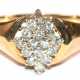 Ring, 585er GG, ca. 2,2 g, 16 Brillanten ca. 0,25 ct., RG 47, Innendurchmesser 15,0 mm - photo 1