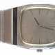 Herren-Armbanduhr "Omega" Constellation, Quarz, Stahl, quadratisches silberfarbenes Zifferblatt mit Stabindizes, gangfähig, 3x3 cm, Gliederarmband mit Faltschließe - фото 1