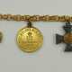 Preussen: Miniaturenkette eines Landwehr-Offiziers der Kriege 1864-1871. - Foto 1