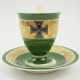 KPM: Patriotische EK Tasse, mit Untertasse. - Foto 1