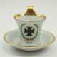 Fürstenberg: Patriotische EK 1914 Tasse, mit Untertasse. - photo 1