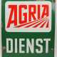 Reklame-Emailleschild: Agria Dienst. - фото 1