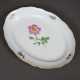Ovalplatte mit Blumenmalerei - Meissen, 20.Jh., Po… - Foto 1