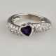 Rubin-Diamant-Goldring - Rodney Rayner, Weißgold 7… - фото 1
