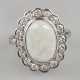 Opal-/Diamantring - Weißgold 585/000 (14 K), geste… - photo 1