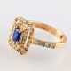 Saphirring mit Diamanten in Roségold - Roségold 58… - фото 1