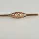 Stabbrosche mit Diamantbesatz- Gelb-/Rotgold 585/0… - photo 1