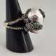 Origineller 18K-Perlenring mit Froschmotiven - Gel… - фото 1