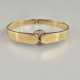 Eleganter 14K-Armreif mit Diamantbesatz - Gelb-/We… - photo 1