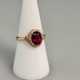 18K-Turmalinring mit Diamanten - Gelbgold 750/000 … - фото 1