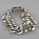 Vintage-Silberarmband - Sterling Silber, gestempel… - Foto 1