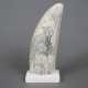 Scrimshaw-Replik - Kunstharz, vorder- und rückseit… - Foto 1