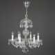 Deckenlampe - wohl Böhmen, 20. Jh, Kristallglas, 6… - Foto 1