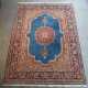 Kerman Lavar - Iran, Wolle, blaugrundiges Mittelfe… - фото 1