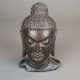 Kleiner Buddhakopf - Steinskulptur, Indien, feine … - Foto 1