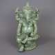 Ganesha-Figur - Indien, Keramik, Seladonglasur, si… - фото 1