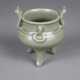 Tripoder Seladon-Weihrauchbrenner in Ding-Form - C… - фото 1