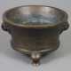 Tripoder Weihrauchbrenner aus Bronze - China, Qing… - Foto 1