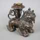 Figürlicher Leuchter - Nepal/Tibet, Gelbbronze, br… - photo 1