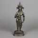 Seltener stehender Vajrasattva - Bronze, der Bodhi… - фото 1
