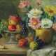 Anker, v. L. - Stillleben mit Blumenstrauß und Obs… - Foto 1
