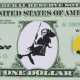 Banksy - "Dismal 1 Dollar Canvas" mit "Swing Girl"… - Foto 1