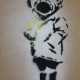 Banksy (*1974 Bristol, nach) - "Space Girl", 2015,… - Foto 1