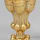 Neogotischer Pokal Silber. Über sechspassigem Stan… - photo 1