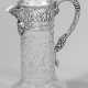 Historismus-Prunkkaraffe Sterlingsilber und farblo… - фото 1