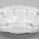 Elegante Obstschale Silber. Flacher, runder Spiege… - photo 1