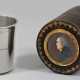Silberbecher mit Futteral Silber. Leder und Glas. … - photo 1