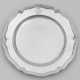 Barock-Teller mit Wappen Silber. Leicht gemuldeter… - photo 1
