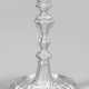 Barocker Tafelleuchter Silber. Runder, vierfach pa… - photo 1