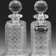 Paar Kristallglas-Karaffen mit Baccarat-Schliff Fa… - photo 1