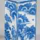 Seltene Frankfurter Vierkantflasche mit Chinoiseri… - фото 1