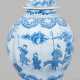 Frankfurter Deckelvase mit Chinoiserien Fayence, h… - photo 1