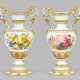 Große Meissen Prunkvase mit Blumendekor in der … - photo 1