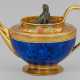 Prachtvolle Empire-Teekanne mit Lapislazuli-Imitat… - Foto 1