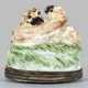 Barocke Mops-Tabatiere Weichporzellan. Naturalisti… - photo 1