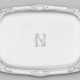 Jugendstil-Henkeltablett Silber. Viereckige, gesch… - photo 1