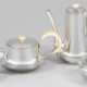 Art Déco-Kaffee- und Teeservice Silber. 4-tlg.; Ka… - Foto 1