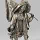 Fahnenträger mit Laterne Silber. Figur eines Manne… - photo 1